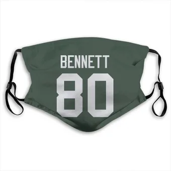 Martellus Bennett Name & Number Green Face Mask