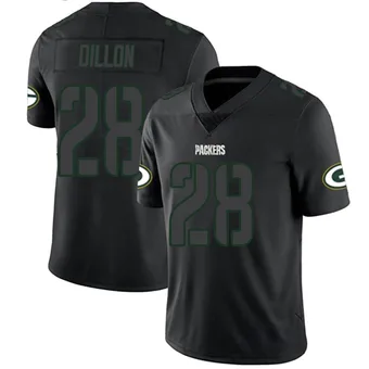 Men's AJ Dillon Black Impact Limited Football Jersey