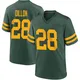 Men's AJ Dillon Green Game Alternate Football Jersey