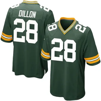 Men's AJ Dillon Green Game Team Color Football Jersey