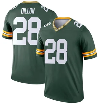 Men's AJ Dillon Green Legend Football Jersey