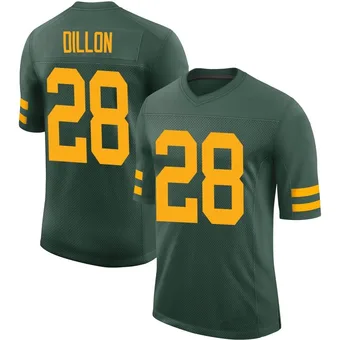 Men's AJ Dillon Green Limited Alternate Vapor Football Jersey