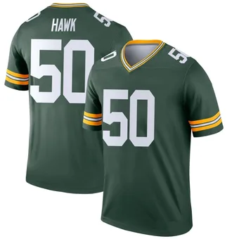 Men's A.J. Hawk Green Legend Football Jersey