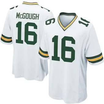 Men's Alex McGough White Game Football Jersey