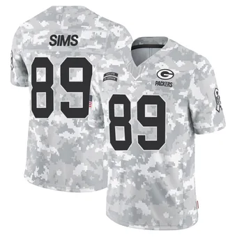 Men's Ben Sims Arctic Camo Limited 2024 Salute to Service Football Jersey