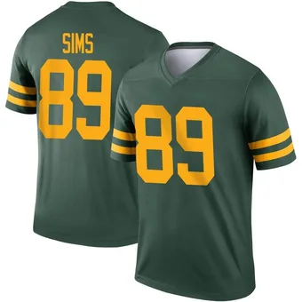 Men's Ben Sims Green Legend Alternate Football Jersey