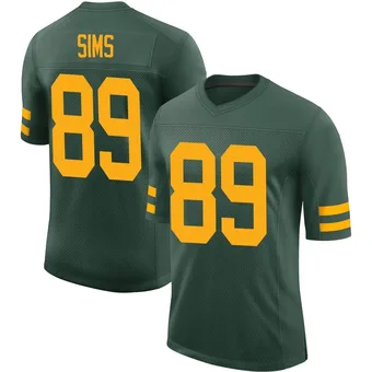 Men's Ben Sims Green Limited Alternate Vapor Football Jersey