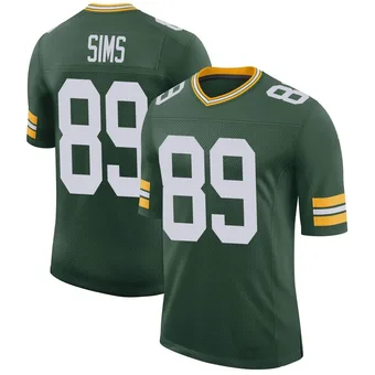 Men's Ben Sims Green Limited Classic Football Jersey