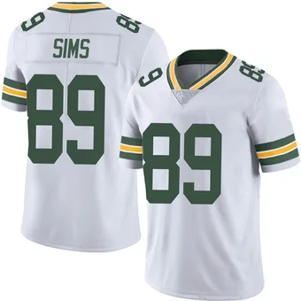 Men's Ben Sims White Limited Vapor Untouchable Football Jersey