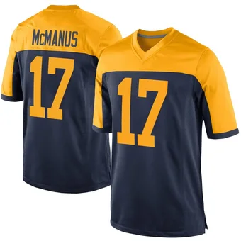 Men's Brandon McManus Navy Game Alternate Football Jersey