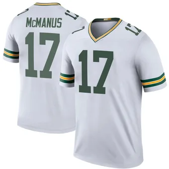 Men's Brandon McManus White Legend Color Rush Football Jersey