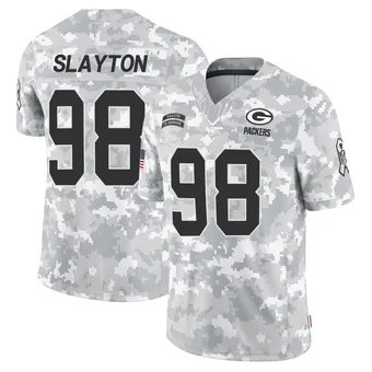 Men's Chris Slayton Arctic Camo Limited 2024 Salute to Service Football Jersey