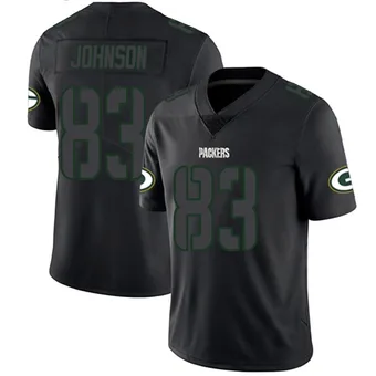 Men's Cornelius Johnson Black Impact Limited Football Jersey