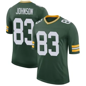 Men's Cornelius Johnson Green Limited Classic Football Jersey