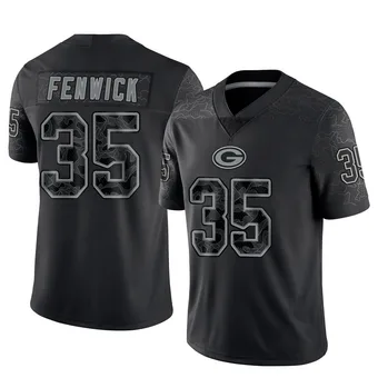 Men's Deshaun Fenwick Black Limited Reflective Football Jersey