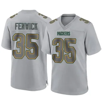 Men's Deshaun Fenwick Gray Game Atmosphere Fashion Football Jersey