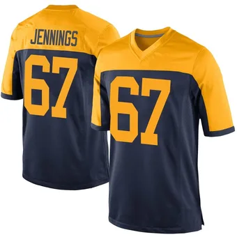 Men's Donovan Jennings Navy Game Alternate Football Jersey