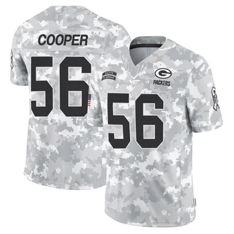 Men's Edgerrin Cooper Arctic Camo Limited 2024 Salute to Service Football Jersey