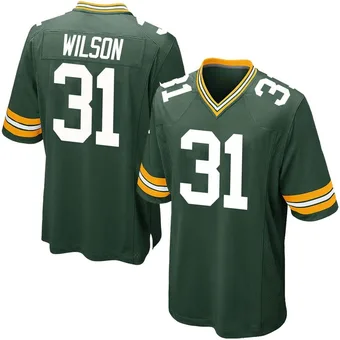 Men's Emanuel Wilson Green Game Team Color Football Jersey