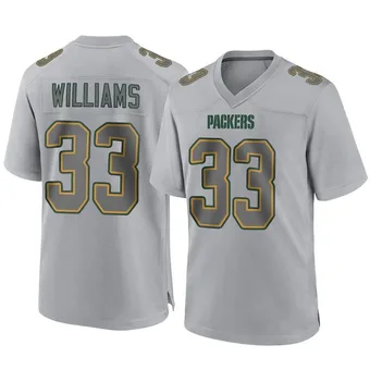 Men's Evan Williams Gray Game Atmosphere Fashion Football Jersey