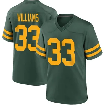 Men's Evan Williams Green Game Alternate Football Jersey