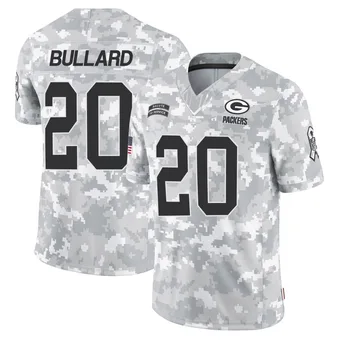 Men's Javon Bullard Arctic Camo Limited 2024 Salute to Service Football Jersey