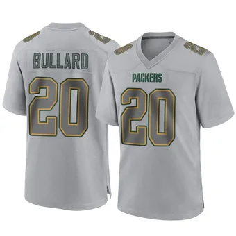 Men's Javon Bullard Gray Game Atmosphere Fashion Football Jersey