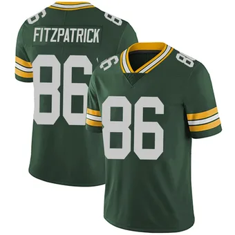 Men's John FitzPatrick Green Limited Team Color Vapor Untouchable Football Jersey