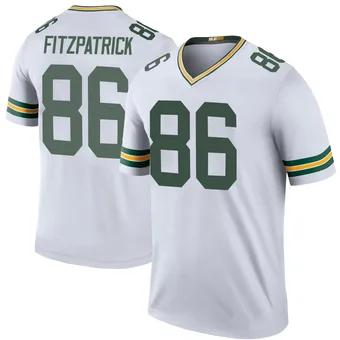 Men's John FitzPatrick White Legend Color Rush Football Jersey