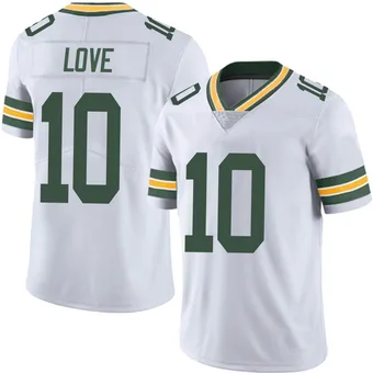 Men's Jordan Love White Limited Vapor Untouchable Football Jersey