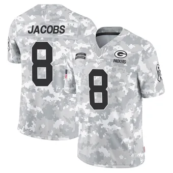 Men's Josh Jacobs Arctic Camo Limited 2024 Salute to Service Football Jersey