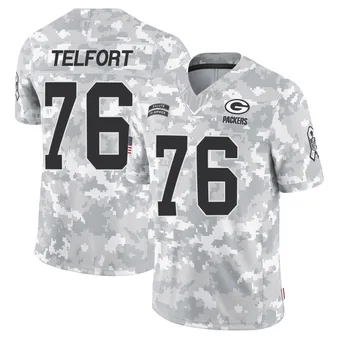 Men's Kadeem Telfort Arctic Camo Limited 2024 Salute to Service Football Jersey