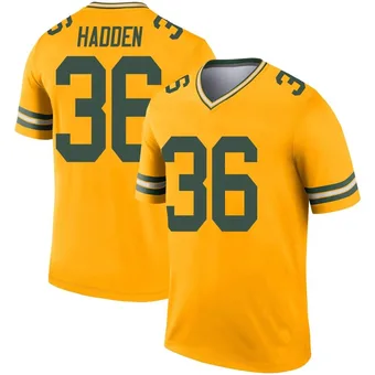 Men's Kamal Hadden Gold Legend Inverted Football Jersey