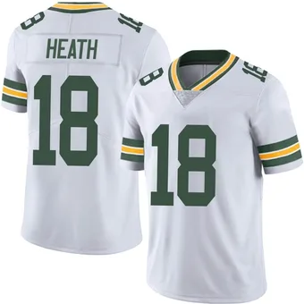 Men's Malik Heath White Limited Vapor Untouchable Football Jersey