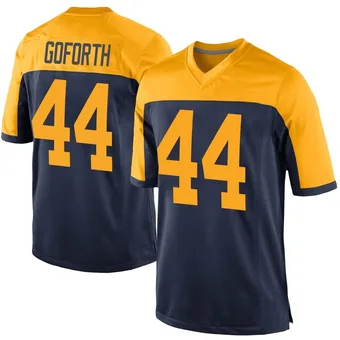 Men's Ralen Goforth Navy Game Alternate Football Jersey