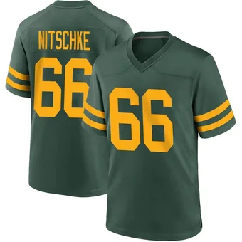 Men's Ray Nitschke Green Game Alternate Football Jersey