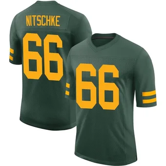 Men's Ray Nitschke Green Limited Alternate Vapor Football Jersey