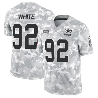 Men's Reggie White Arctic Camo Limited 2024 Salute to Service Football Jersey