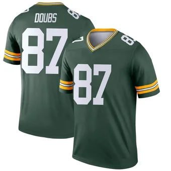 Men's Romeo Doubs Green Legend Football Jersey