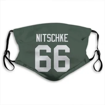 Ray Nitschke Name & Number Green Face Mask