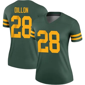 Women's AJ Dillon Green Legend Alternate Football Jersey