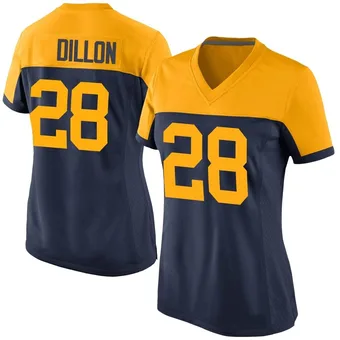 Women's AJ Dillon Navy Game Alternate Football Jersey