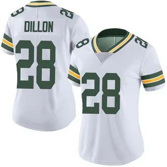 Women's AJ Dillon White Limited Vapor Untouchable Football Jersey