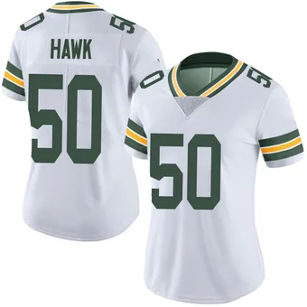 Women's A.J. Hawk White Limited Vapor Untouchable Football Jersey