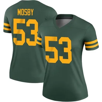 Women's Arron Mosby Green Legend Alternate Football Jersey