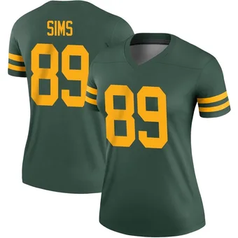 Women's Ben Sims Green Legend Alternate Football Jersey