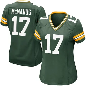 Women's Brandon McManus Green Game Team Color Football Jersey