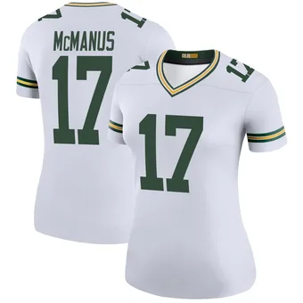 Women's Brandon McManus White Legend Color Rush Football Jersey