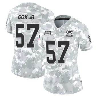 Women's Brenton Cox Jr. Arctic Camo Limited 2024 Salute to Service Football Jersey