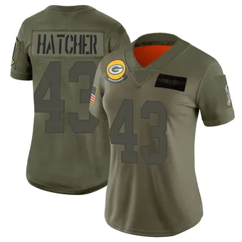 Women's Broughton Hatcher Camo Limited 2019 Salute to Service Football Jersey